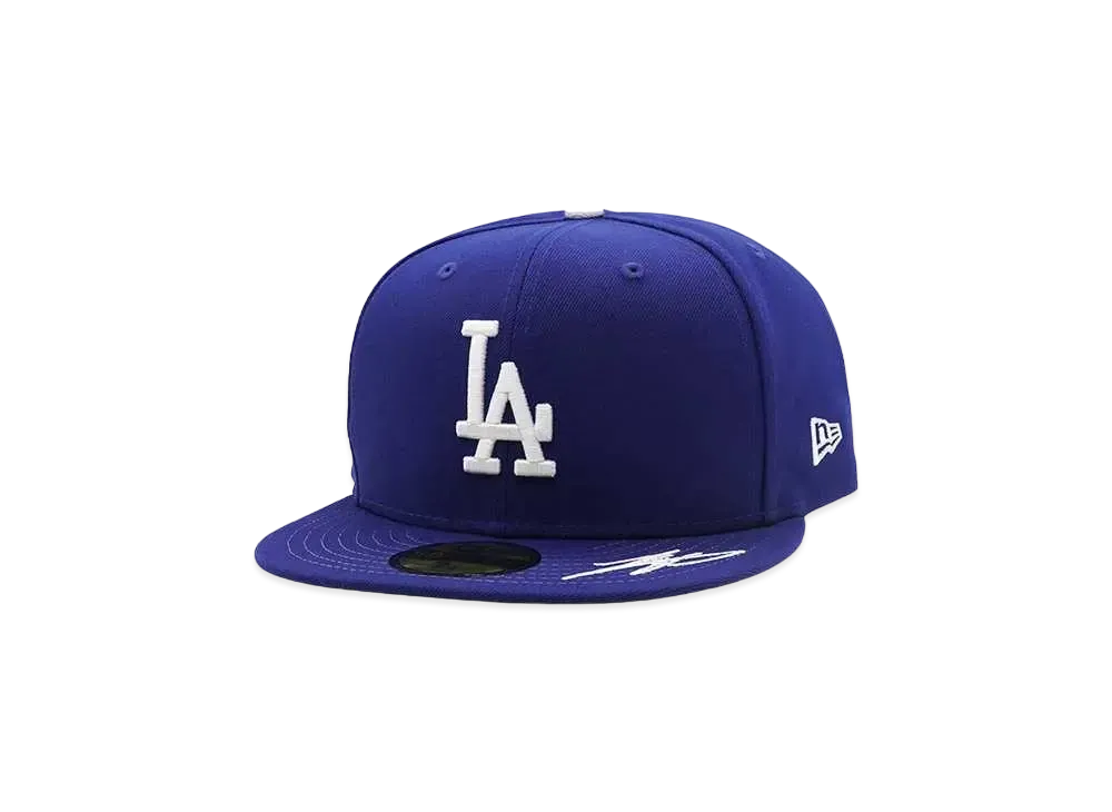 NEW ERA 59Fifty Shohei Ohtani Signature Collection Los Angeles Dodgers Sign "Dark Royal"