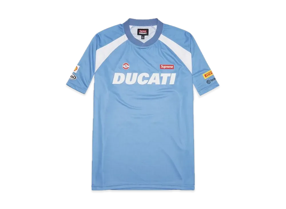 Supreme x Ducati Soccer Jersey "Blue"