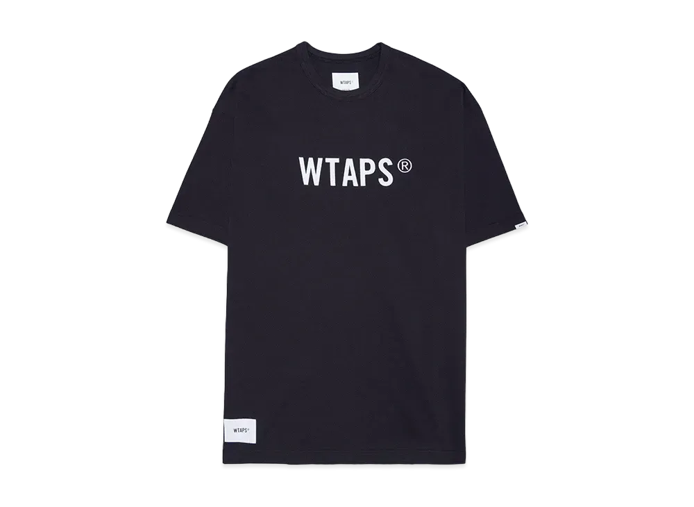 Wtaps Sign / SS / Cotton. TSSC "Navy"