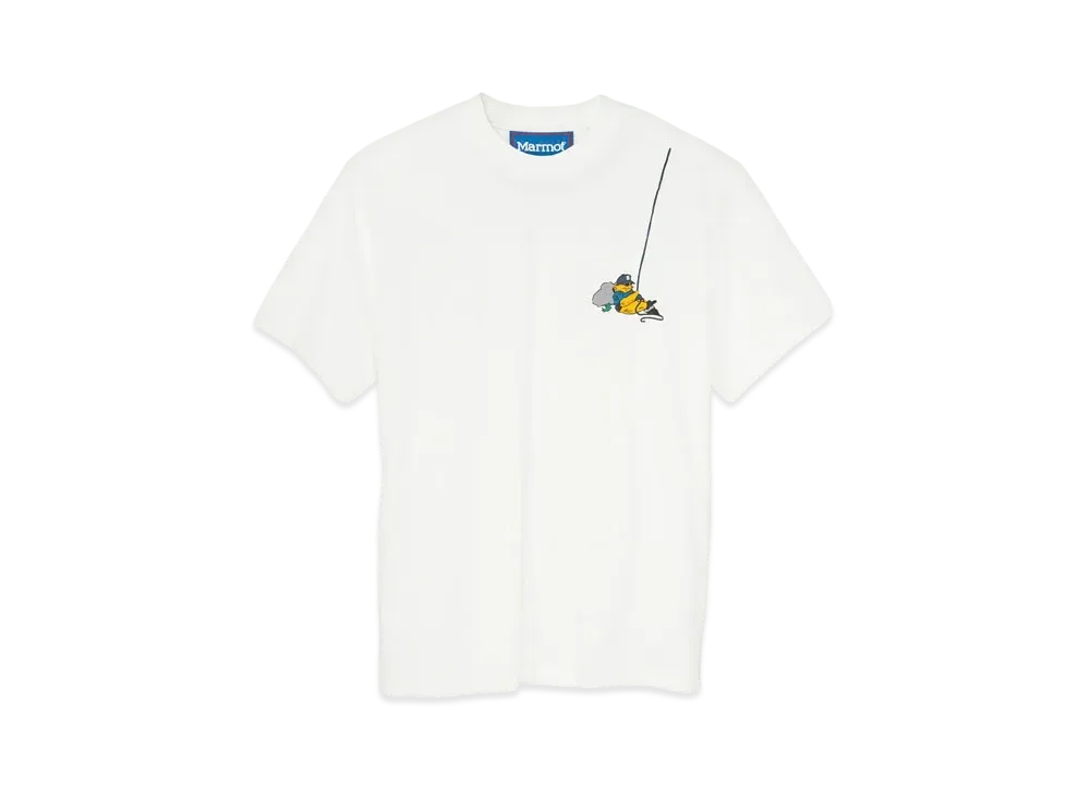 Marmot x BetterTMGift Shop Marty the Marmot T-shirts "White"