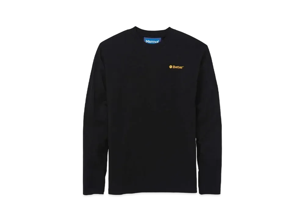 Marmot x BetterTMGift Shop Innovative Tech Long Sleeve T-Shirt "Black"