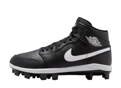 Nike Air Jordan 1 Retro MCS Cleats "Black/White"