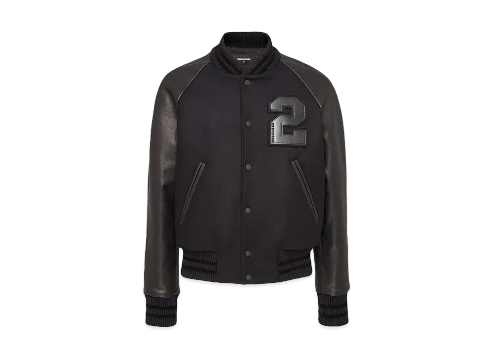 Dsquared2 College Bomber Jacket "Black"