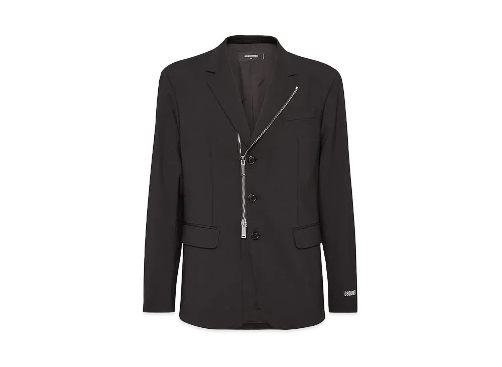 Dsquared2 D2 Headquarter Relaxed Shoulder Jacket "Black"