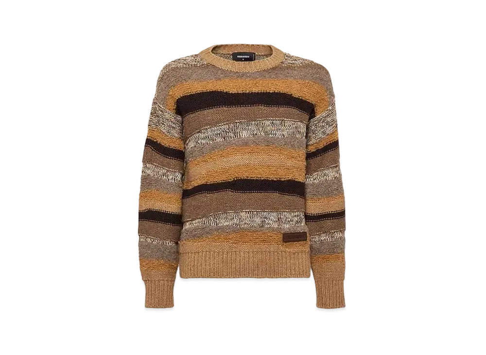Dsquared2 Striped Crewneck Pullover "Multicolor"