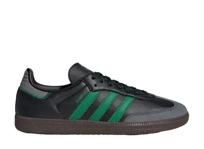 adidas Samba OG "Core Black/Green/Grey"