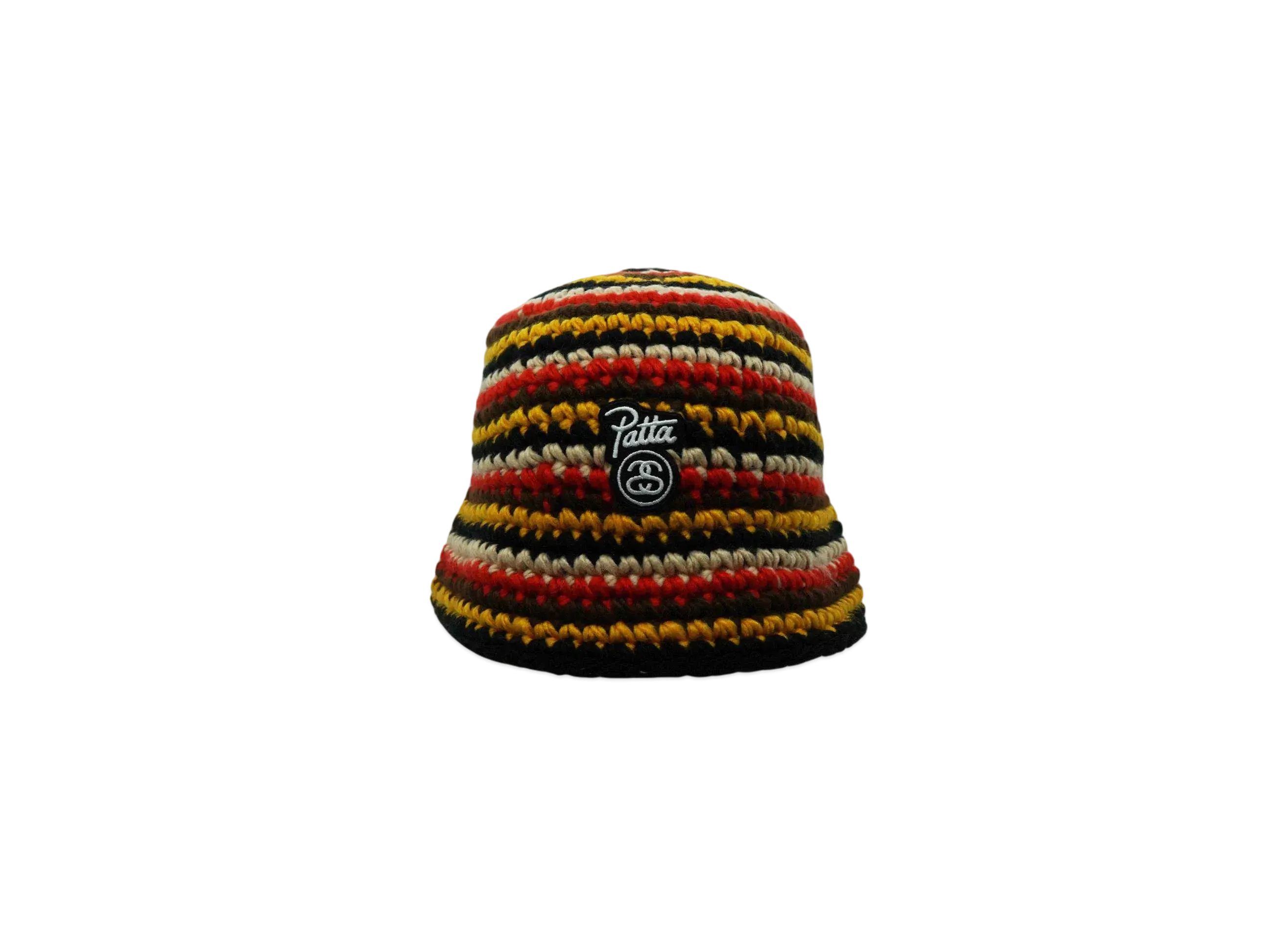 Stussy x Patta Striped Knit Bucket Hat "Multi"