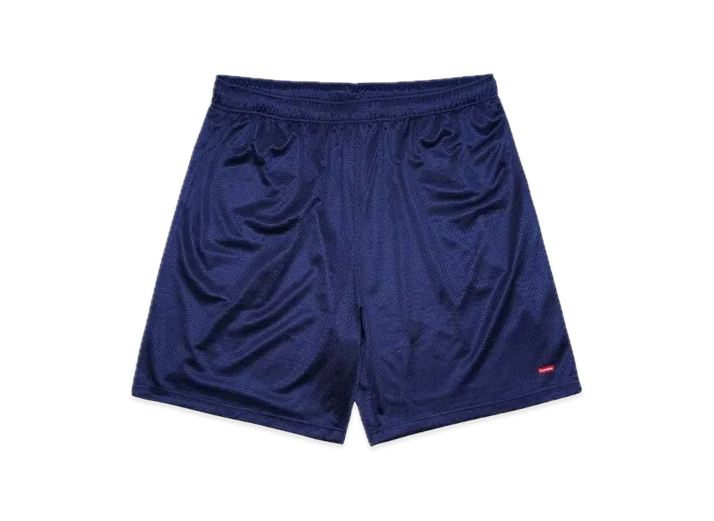 Supreme Small Box Baggy Mesh Short "Navy" (24SS)