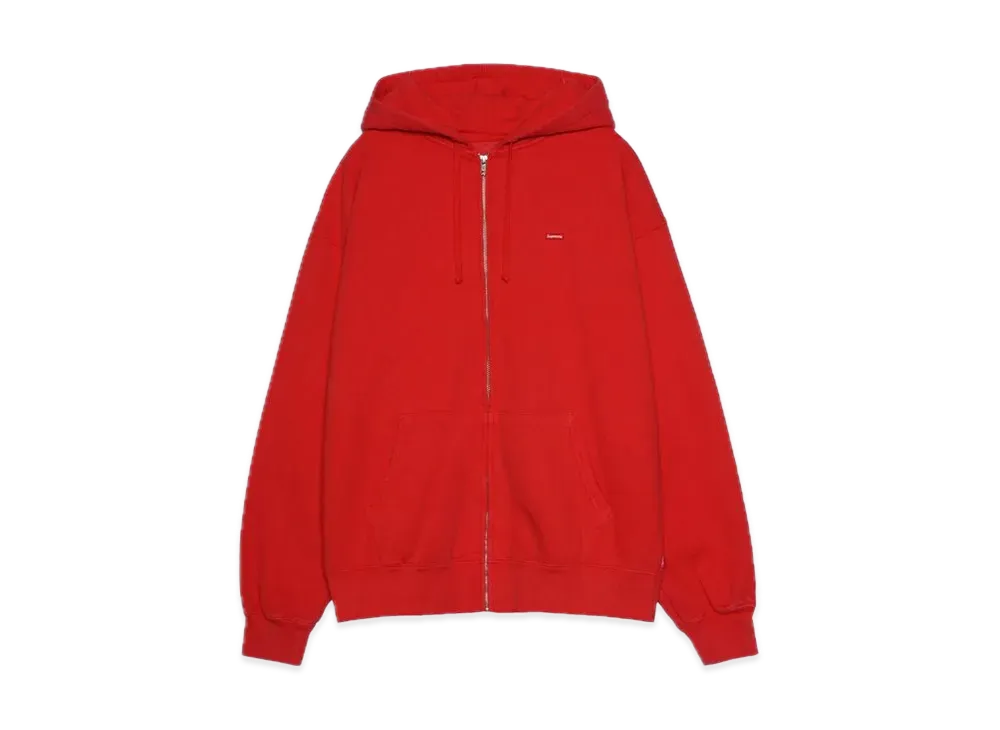 Supreme Overdyed Small Box Zip Up Hooded Sweatshirt 