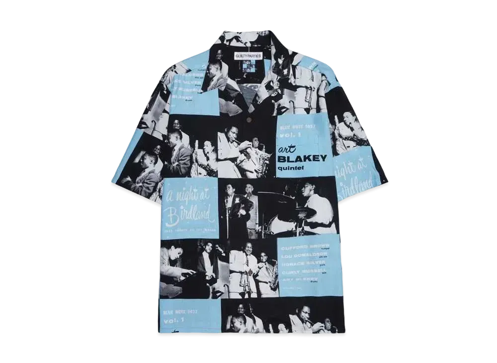 WACKO MARIA Blue Note / Hawaiian Shirt "Blue"
