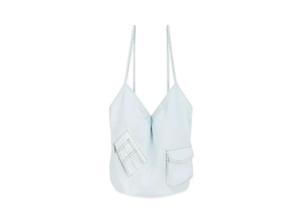 WE11DONE Pocket Touch Bag "Ice"