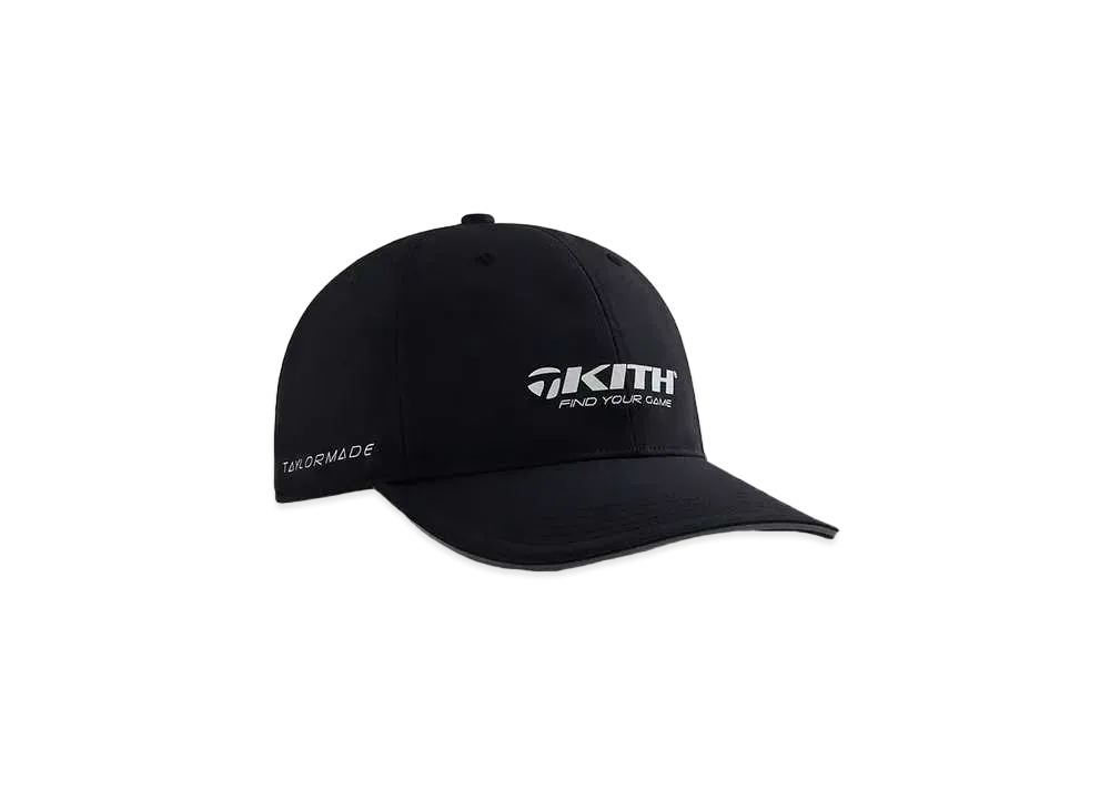 Kith x TaylorMade Reflective Nylon Cap "Black"