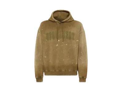 Dsquared2 Delave Relax Fit Hoodie Sweatshirt "Bleach Brown"