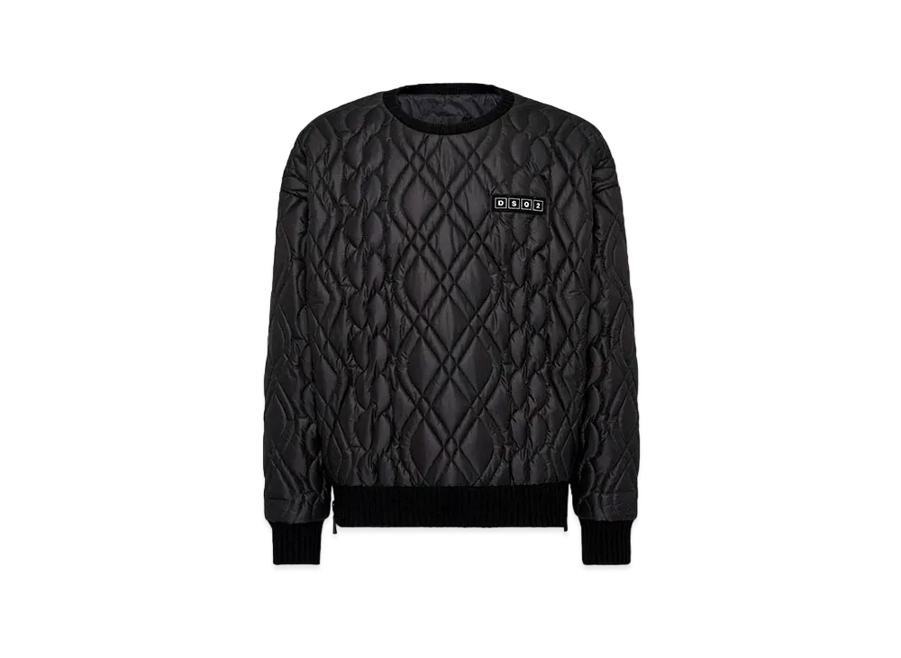 Dsquared2 Hybrid Quilted Sweatshirt "Black"
