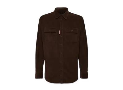 Dsquared2 Corduroy Shirt "Dark Chocolate"