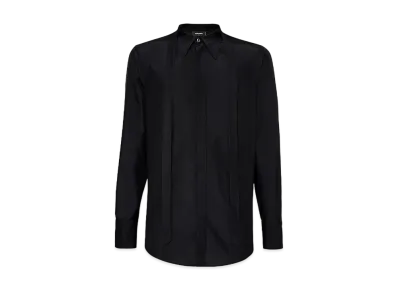 Dsquared2 Easy Slim Silk Shirt "Black"