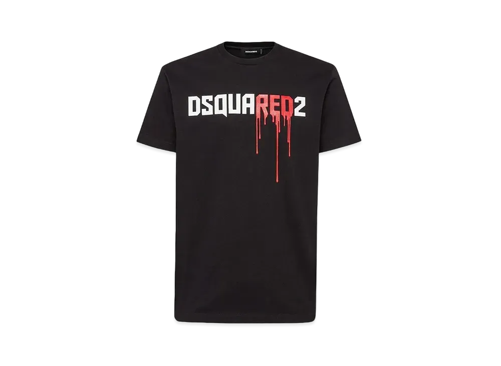 Dsquared2 Bloody Red Dsquared2 Cool Fit T-shirt "Black"