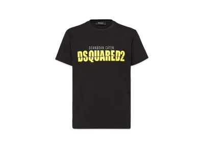 Dsquared2 Horror Yellow Logo Cool Fit T-shirt "Black"