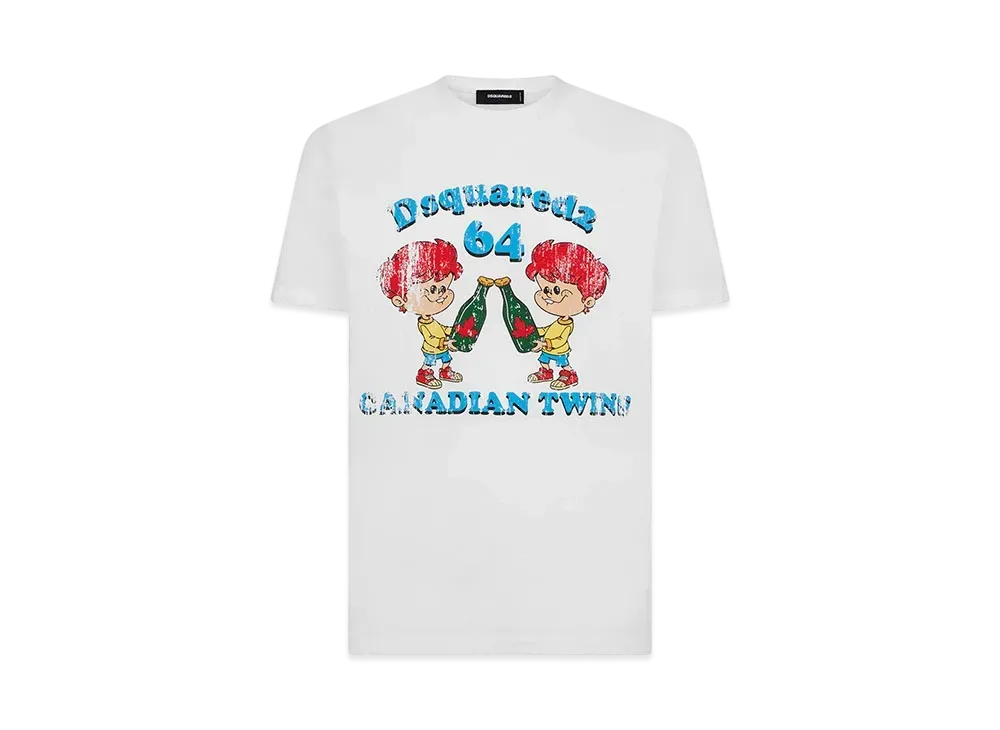 Dsquared2 Canadian Twins Cool Fit T-shirt "White"