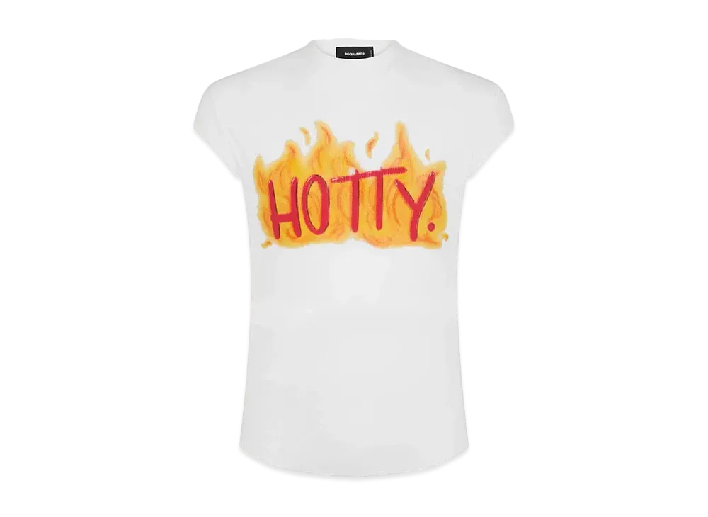 Dsquared2 Hotty Choke Fit T-shirt "White"