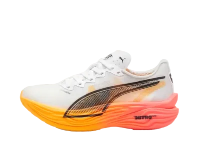 Puma Women's Deviate Nitro Elite 3 PROTO "PUMA White/Sunset Glow/Sun Stream"