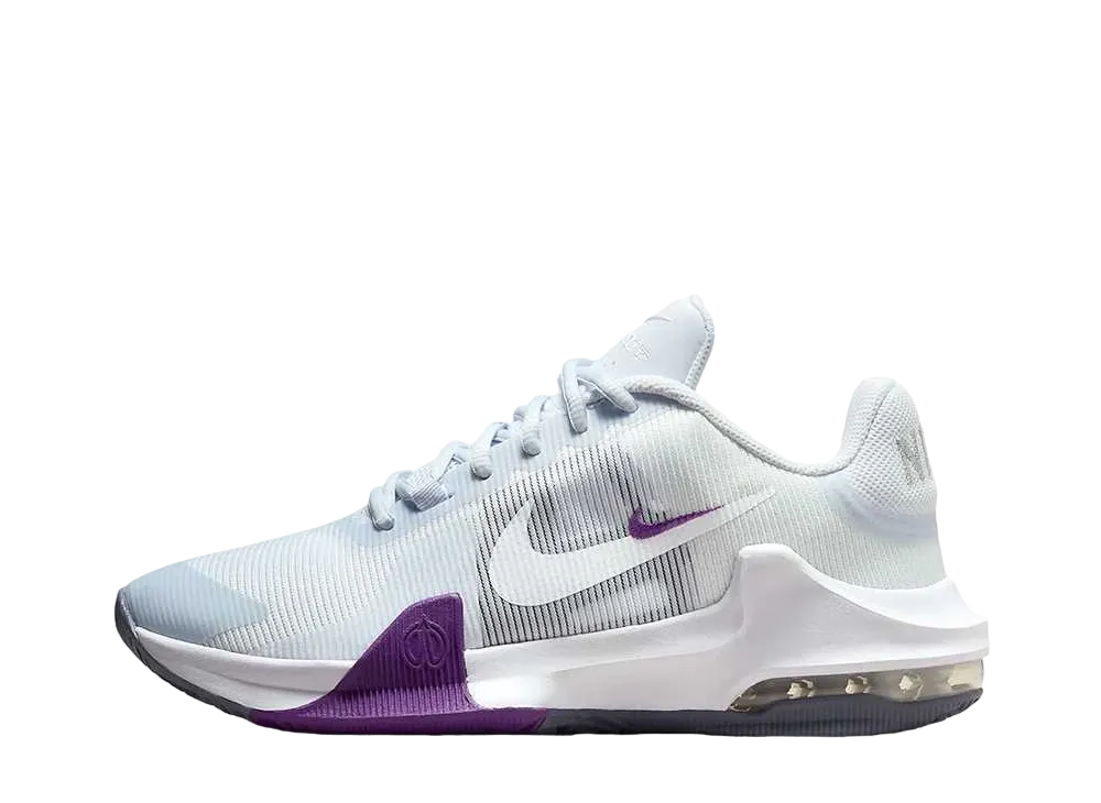 ナイキ ウィメンズ エアマックス インパクト 4 "フットボールグレー/ベアリーグレープ/プラチナバイオレット/ホワイト"