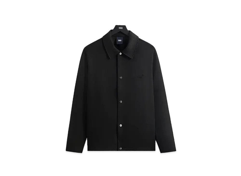 Kith Double Knit Coaches Jacket "Black"