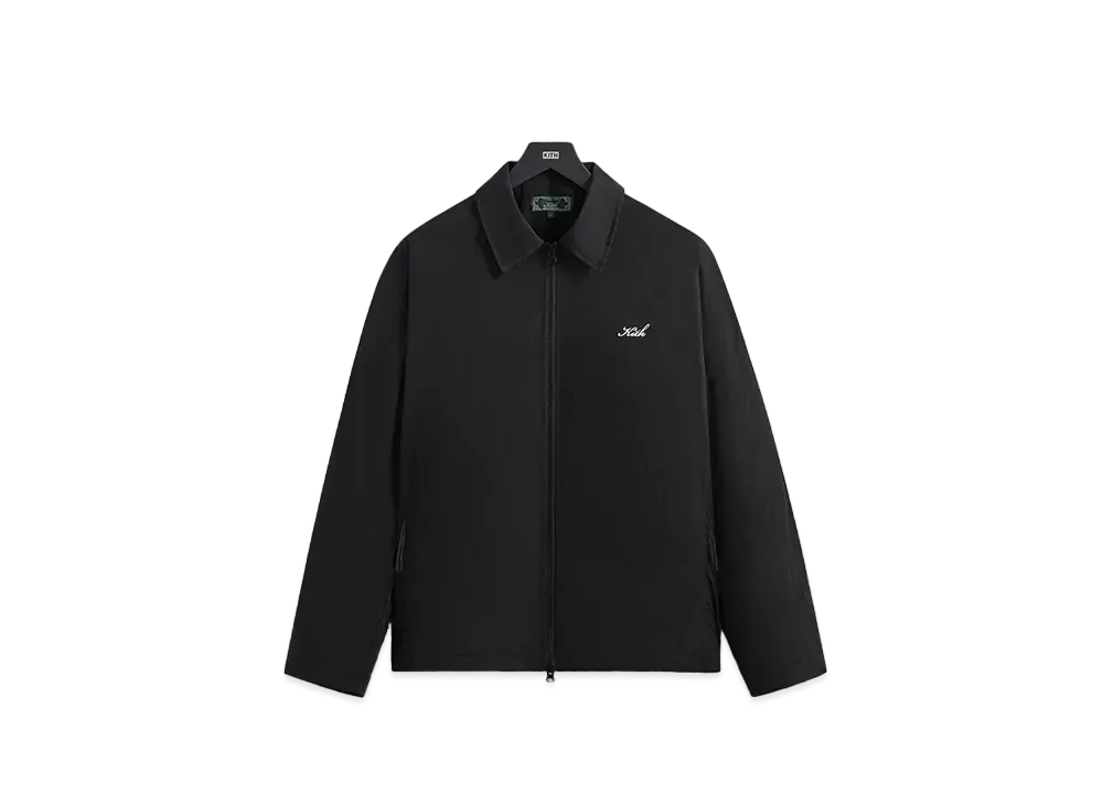 Kith Wrinkle Nylon Jonas Coaches Jacket "Black"