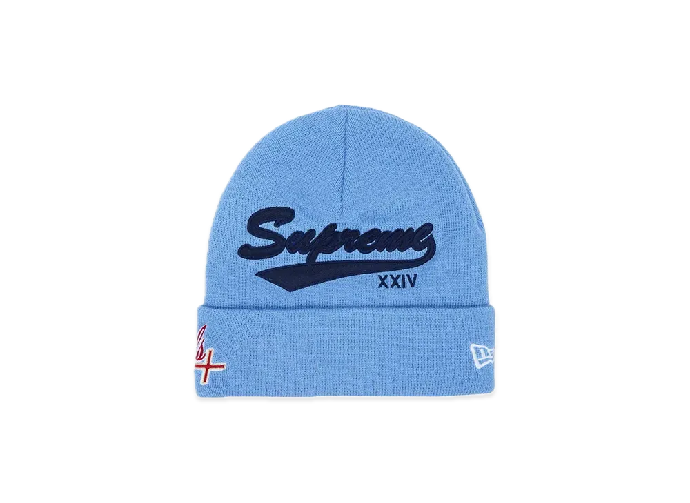 Supreme New Era Salvation Beanie "Light Blue"