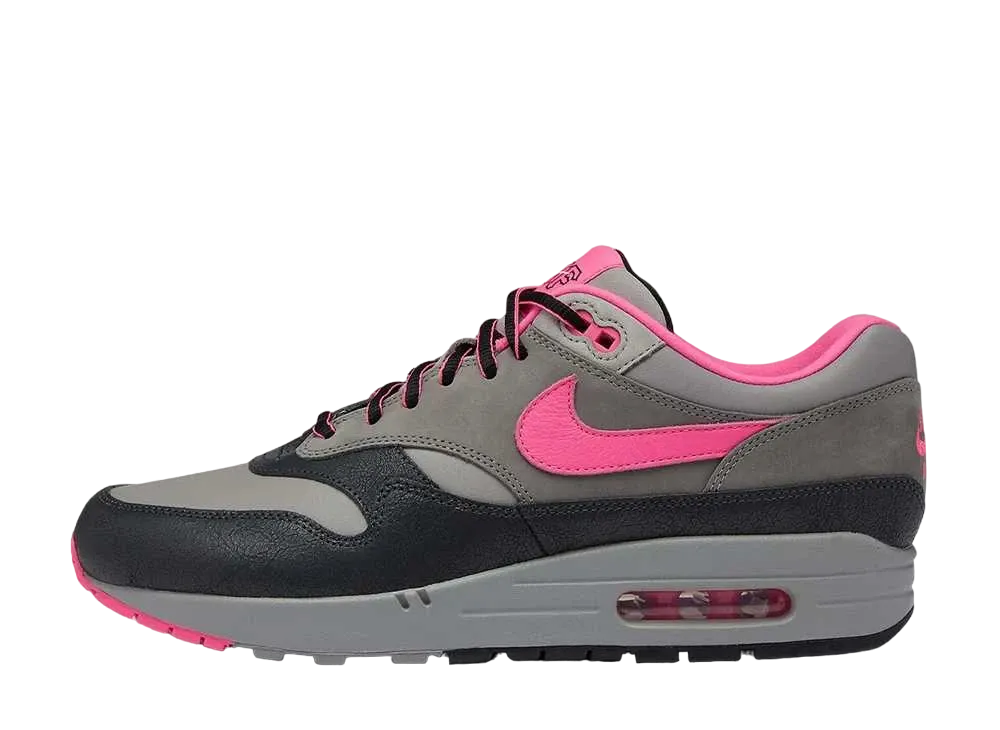 HUF × Nike Air Max 1 "Anthracite/Pink Pow"