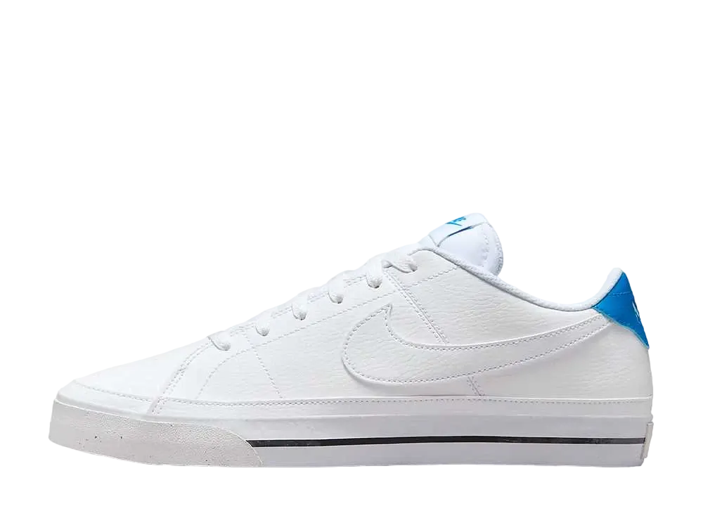 ナイキ コート レガシー ネクストネイチャー "ホワイト/ブラック/フォトブルー"