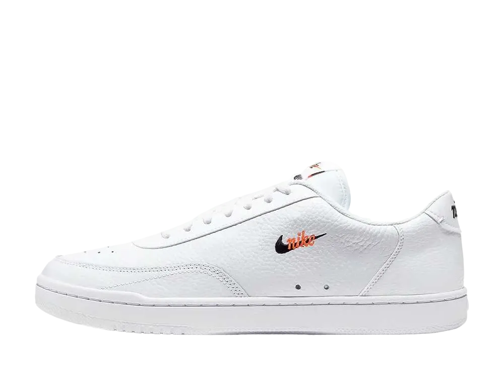 ナイキ コート ヴィンテージ プレミアム "ホワイト/トータルオレンジ/ブラック"