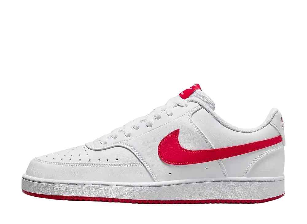 ナイキ コートビジョン ロー ネクストネイチャー "ホワイト/ユニバーシティレッド"