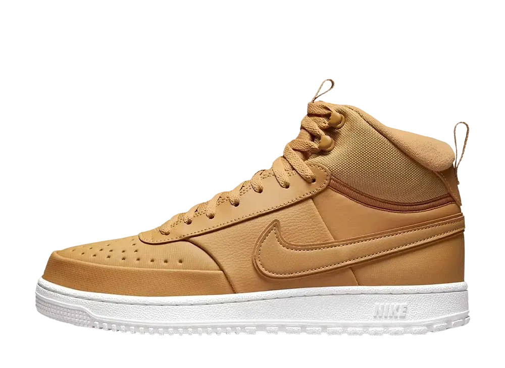 ナイキ コートビジョン ミッド "エレメンタルゴールド/セイル/デザートオーカー"