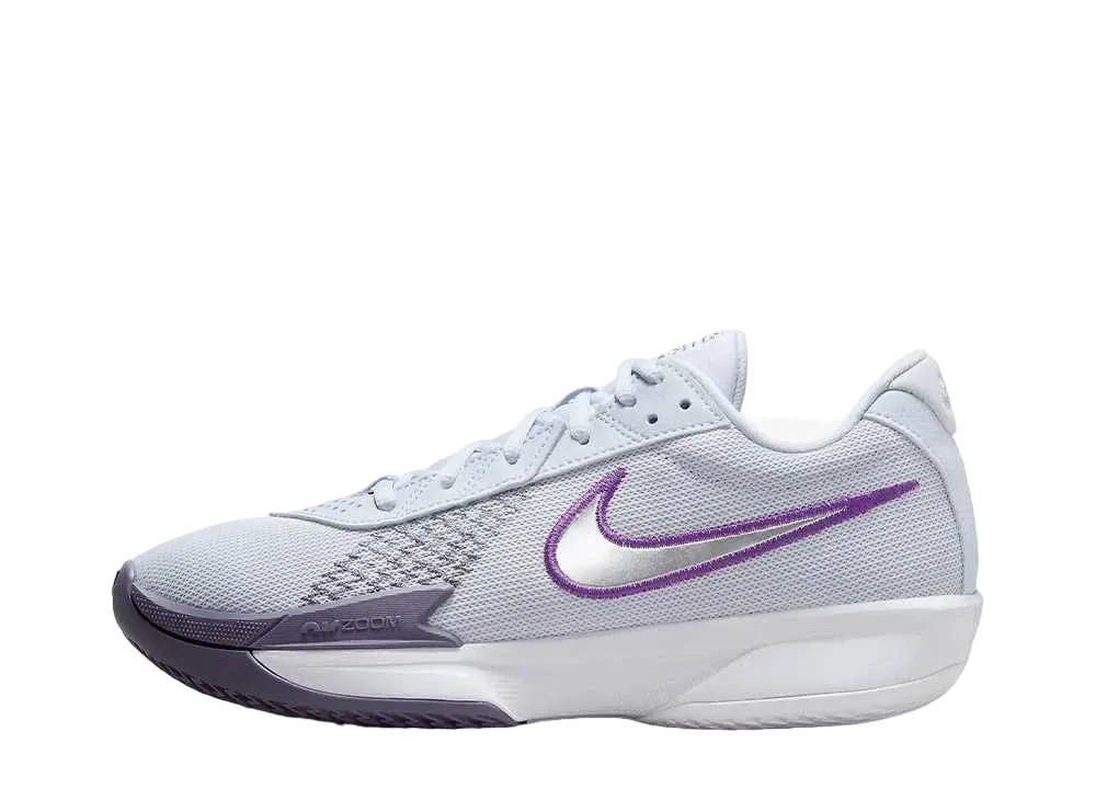 ナイキ ウィメンズ エアズーム GTカット アカデミー "フットボールグレー/ベアリーグレープ/ライトカーボン/メタリックシルバー"