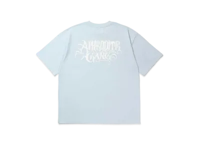 APHRODITEGANG Classic Logo S/S Tee (White Print) "Light Blue"
