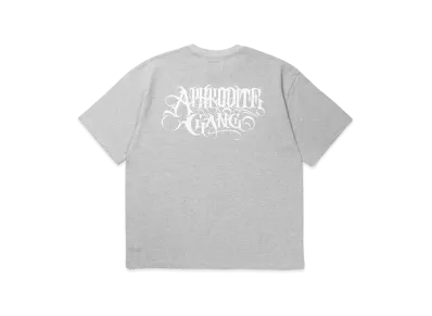 APHRODITEGANG Classic Logo S/S Tee (White Print) "Dark Gray"