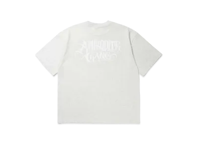 APHRODITEGANG Classic Logo S/S Tee (White Print) "Light Gray"