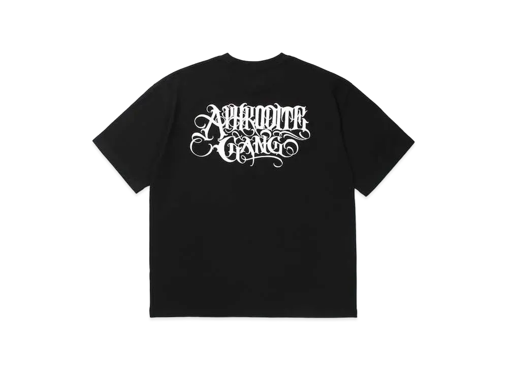 APHRODITEGANG Classic Logo S/S Tee (White Print) "Black"