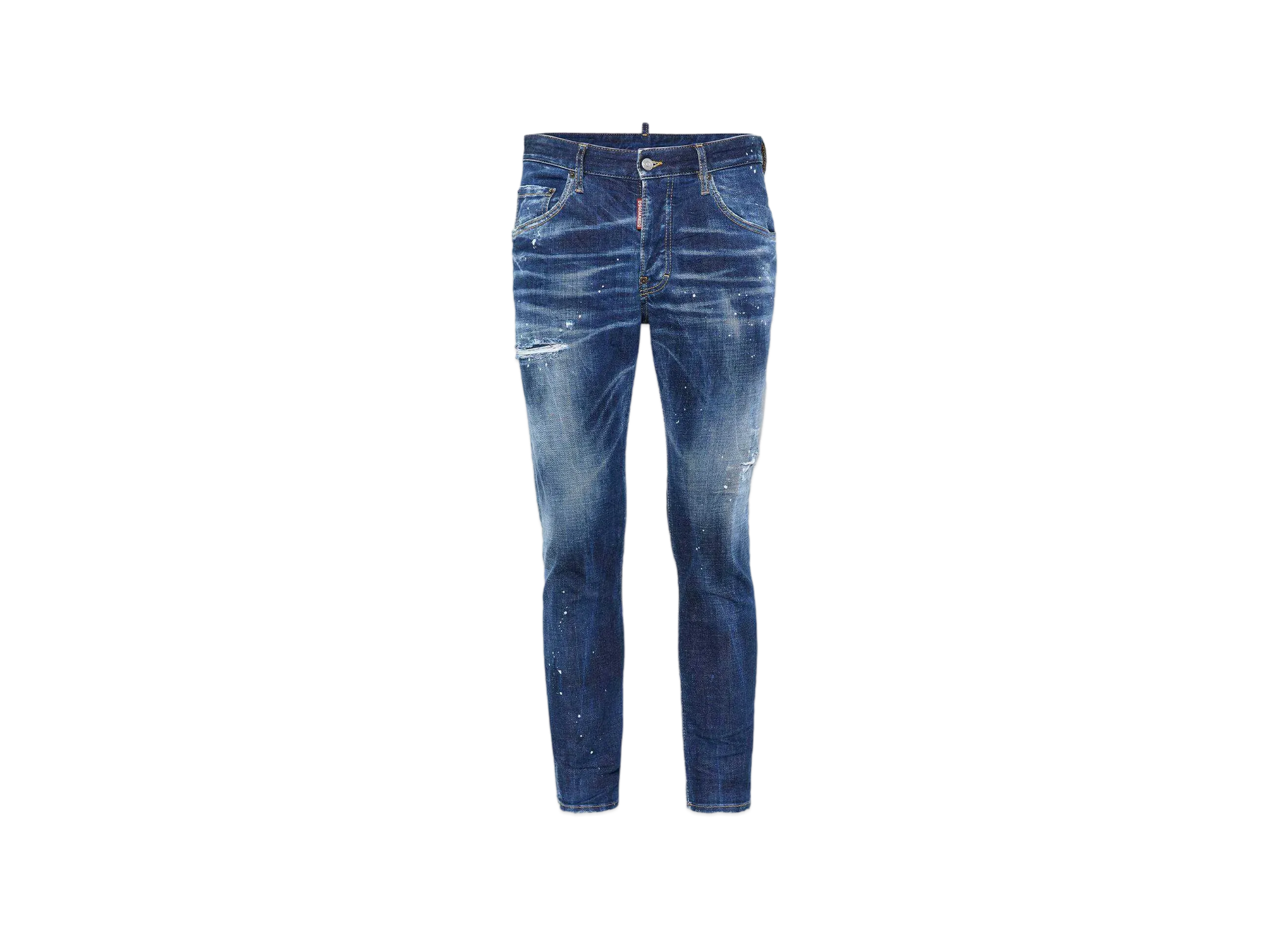 Dsquared2 Dark Easy Wash Skater Jeans "Navy"