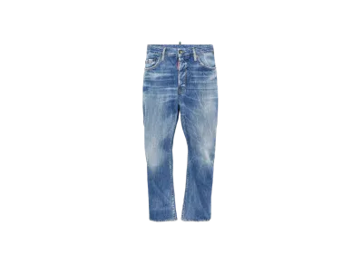 Dsquared2 Light Vintage Wash Bro Jeans "Navy"