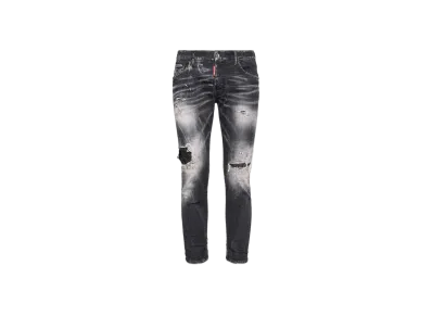 Dsquared2 Black Jet Set Wash Skater Jeans "Black"