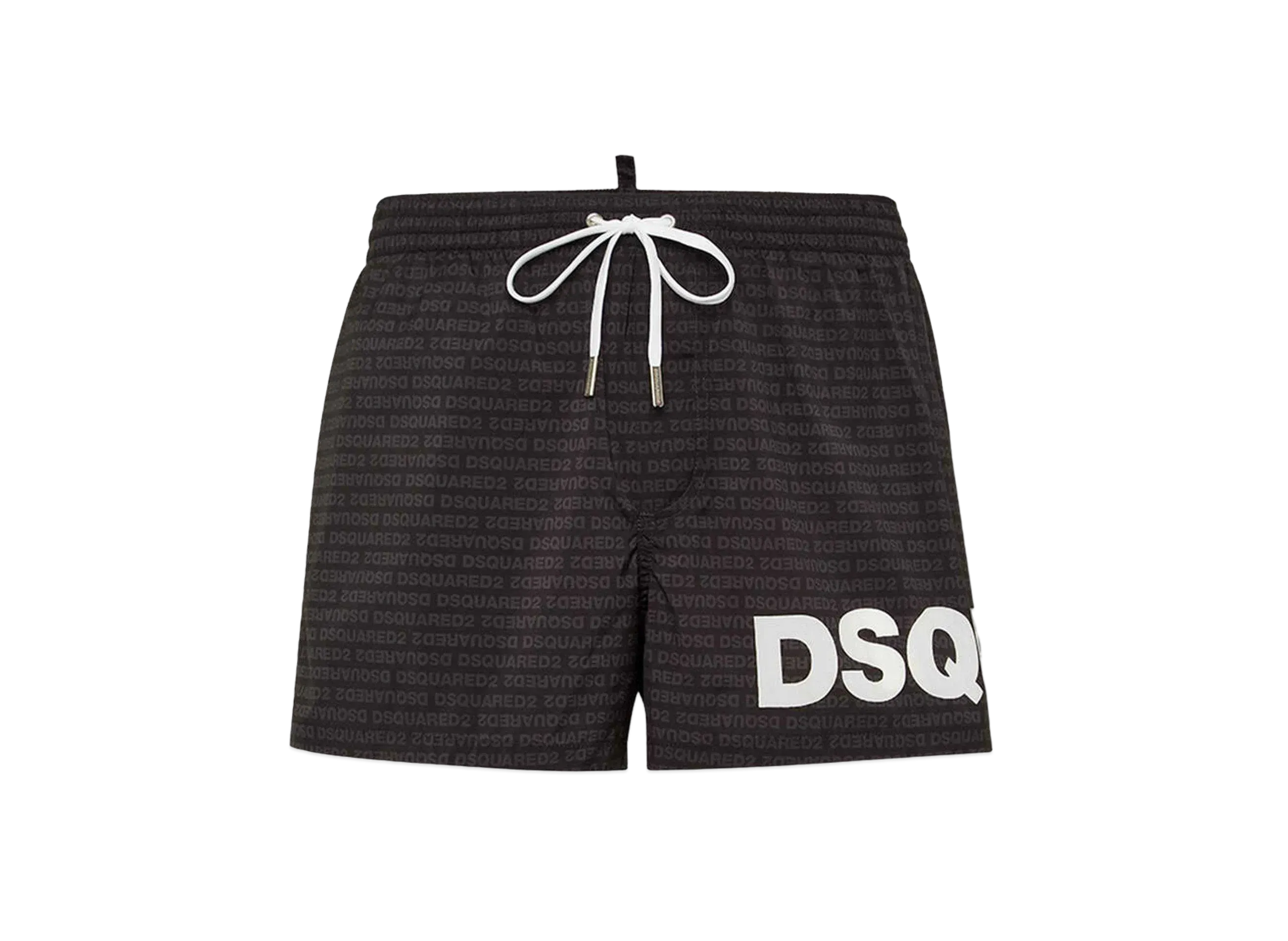 Dsquared2 Swim Boxer Midi "Black/White"