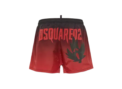 Dsquared2 Swim Boxer Midi #1 "Bordeaux/Red"
