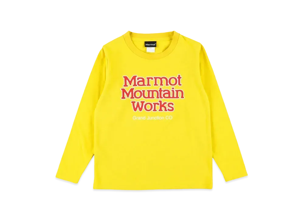 Marmot K's Works Logo T-shirt "Yellow"