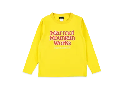 Marmot K's Works Logo T-shirt "Yellow"
