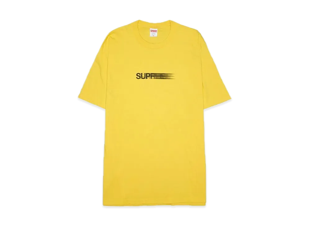 Supreme Motion Logo Tee "Yellow" (20SS)