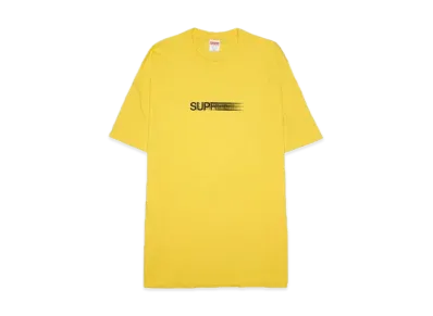 Supreme Motion Logo Tee "Yellow" (20SS)