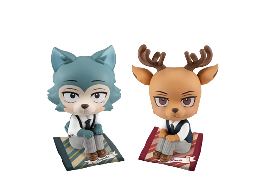 MegaHouse "Lookup" -BEASTARS- Legoshi & Louis Limited edition with a cushion