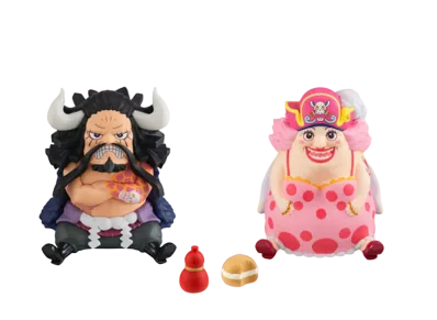 MegaHouse "Lookup" -ONE PIECE- Kaidou of the Beasts & Big Mom Limited edition with calabash and semla